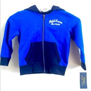 Royal Blue and Navy Hoodie